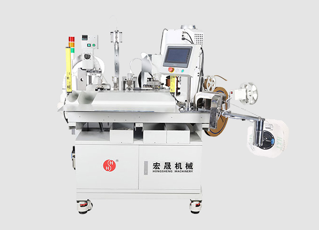 Fully automatic tangent stripping and twisting machine