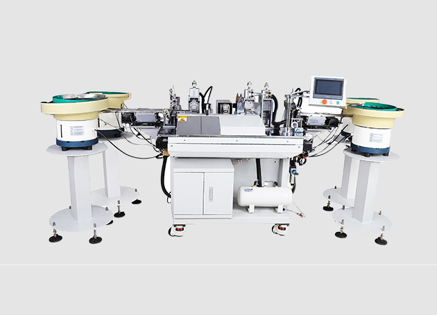 Cable puncture crimping assembly machine