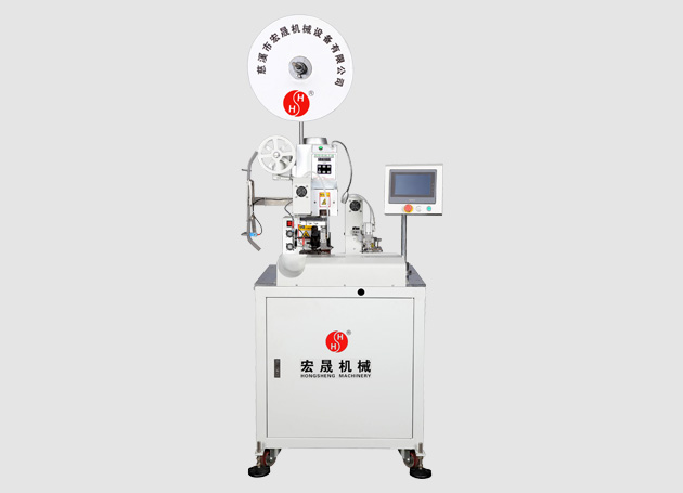 Automatic thread cutting and stripping terminal crimping machine (single head)